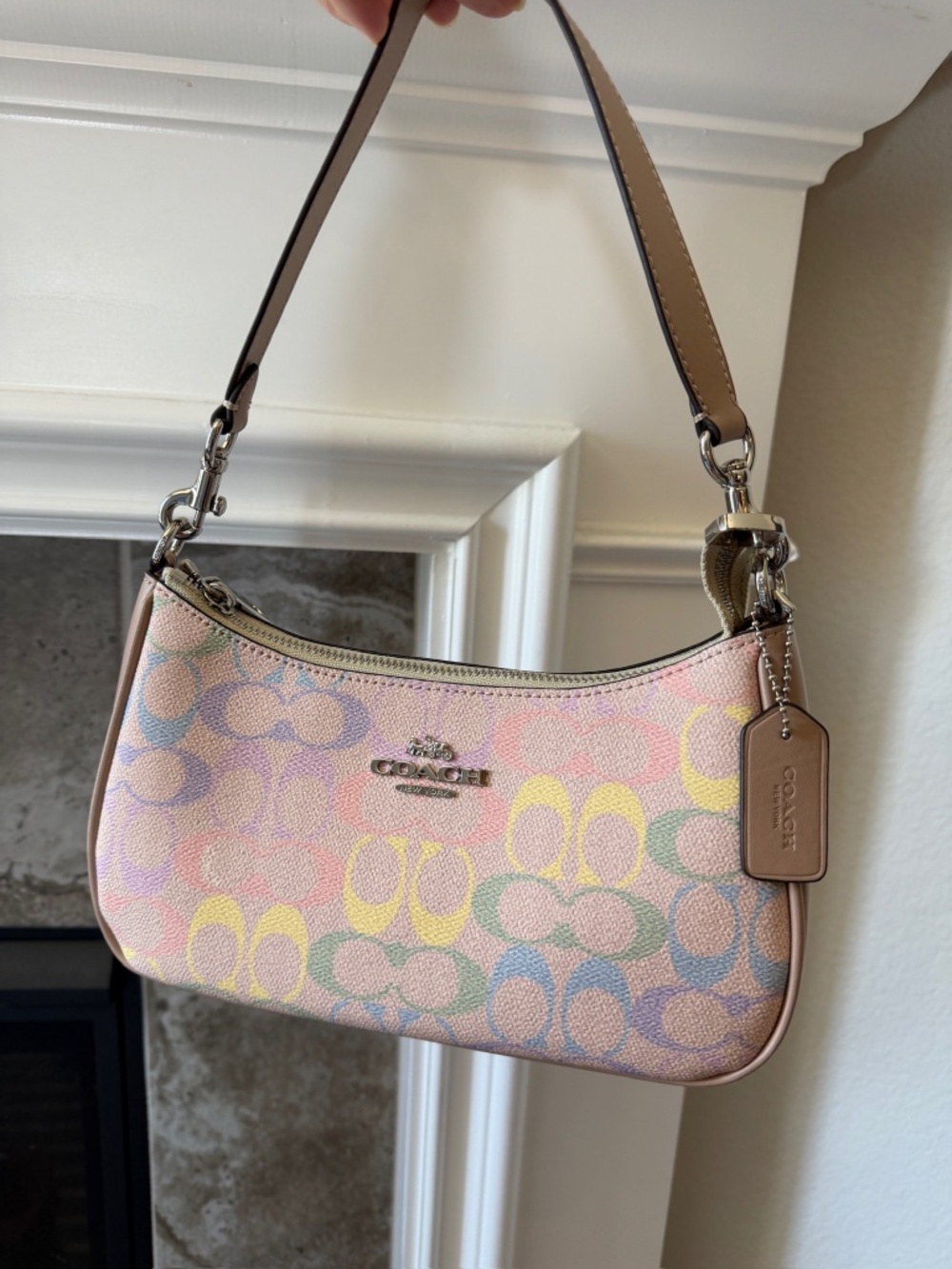 Coach Teri rainbow bag